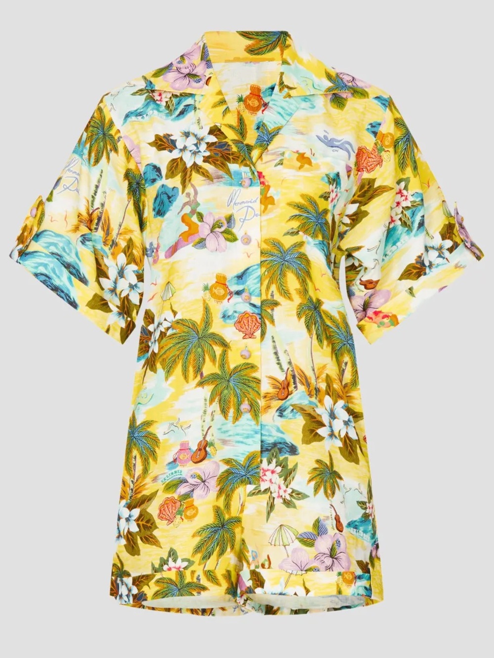 Alemais Holiday Hawaii Print Playsuit